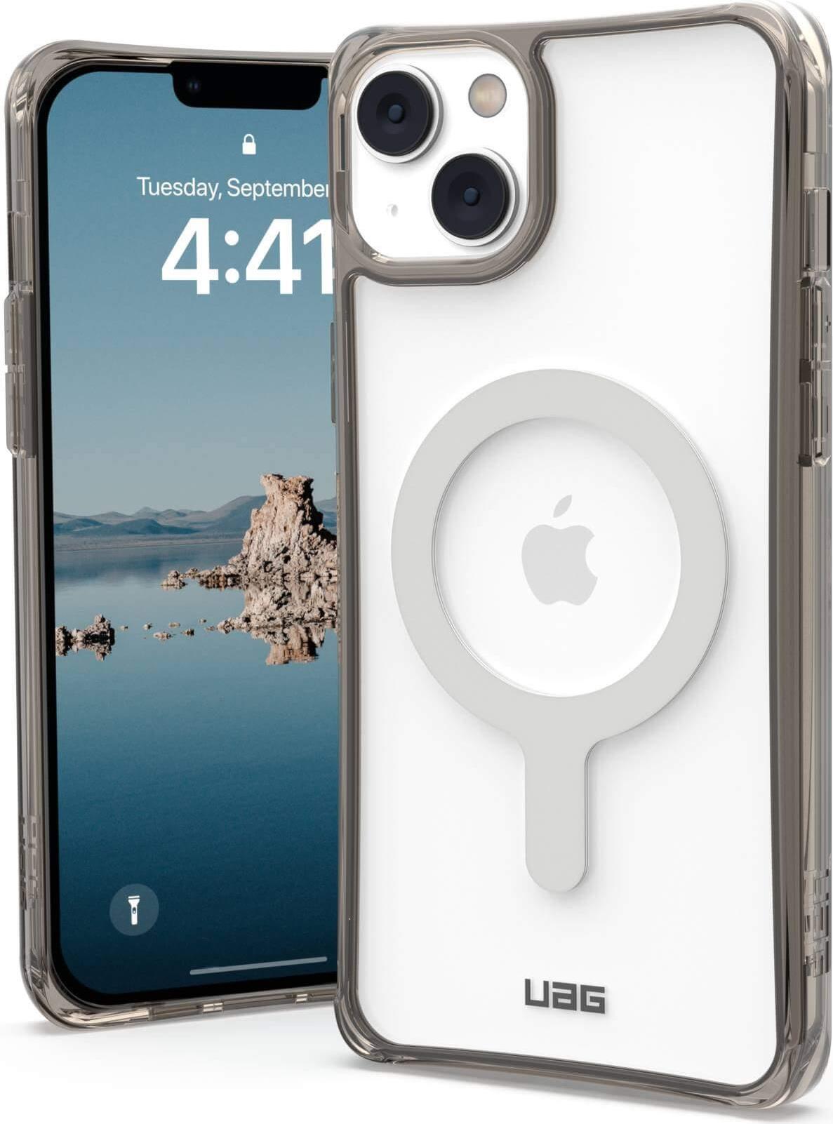 UAG Urban Armor Gear Plyo MagSafe Case | Apple iPhone 14 Plus | ash (grau transparent) | 114069113131 (114069113131)