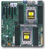 SUPERMICRO H11DSI EPYC7000 DDR4 M2 EATX Dual AMD EPYC 7002, max.4TB DDR4 3200, 2xGbE, 10xSATA3, 2xPCI-E 3.0(x16)/ 3xPCI-E 3.0(x8)/ M.2 Interface: 1xSATA/PCI-E 3.0(x2), VGA, IPMI, 2xDOM, Retail, Rev.2.0 (MBD-H11DSI-O-REV2.0) (geöffnet)