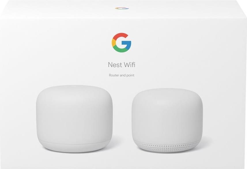 Google Nest Wifi WLAN-Router Gigabit Ethernet Dual-Band (2,4 GHz/5 GHz) Weiß (GA00822-NO)