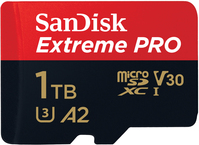 1 TB MicroSDXC SANDISK Extreme PRO R170/W90 C10 U3 V30 A (SDSQXCZ-1T00-GN6MA)