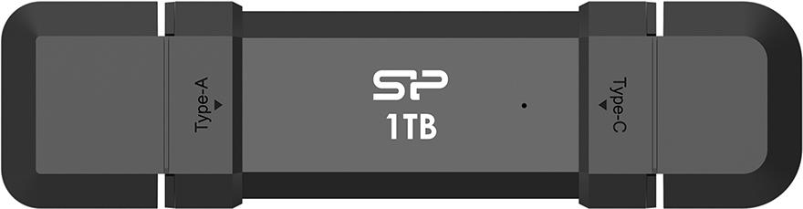 Silicon Power DS72 USB-Stick 1 TB USB Type-A / USB Type-C 3.2 Gen 2 (3.1 Gen 2) Schwarz (SP001TBUC3S72VPK)