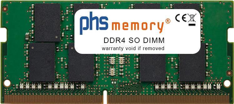 PHS-memory 16GB RAM Speicher für Toshiba Portege Z30-E-12M DDR4 SO DIMM 2400MHz PC4-2400T-S (SP280412)