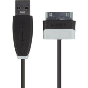 Bandridge 1m USB - Lightning m/m 1m USB A Samsung 30-p Schwarz USB Kabel (BBM39200B10)