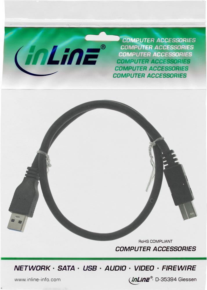 INLINE USB-Kabel USB Type B (M) zu USB Typ A (M) (35303)