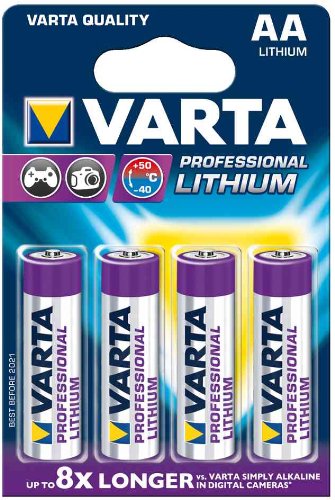 VARTA Batterie Professional LithiumAA 1,5 V 2600 mAh VPE 4