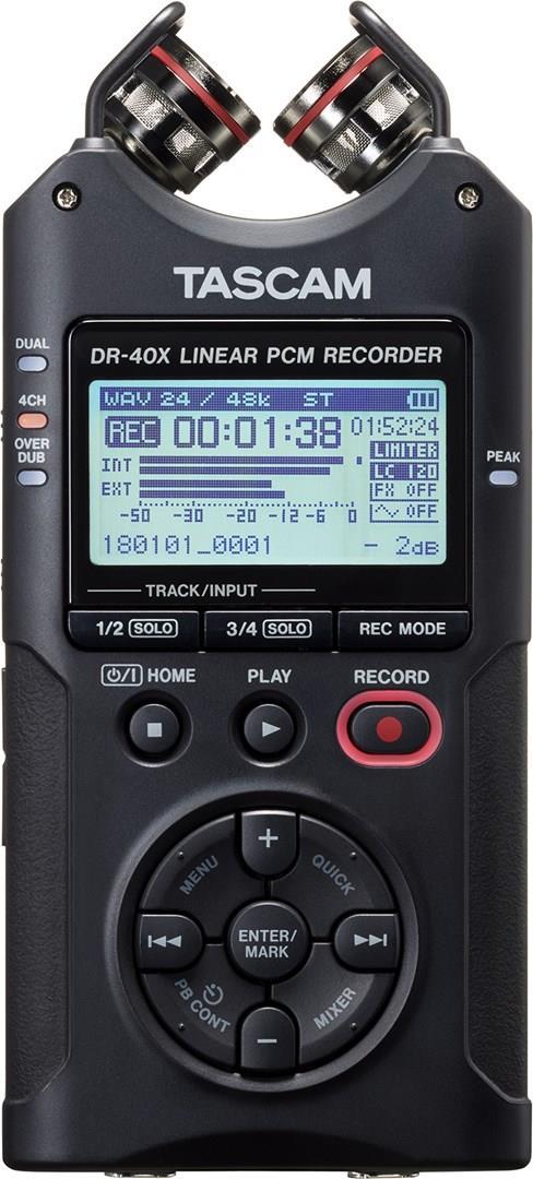 DR-40X Audio-Recorder Schwarz (DR-40X)