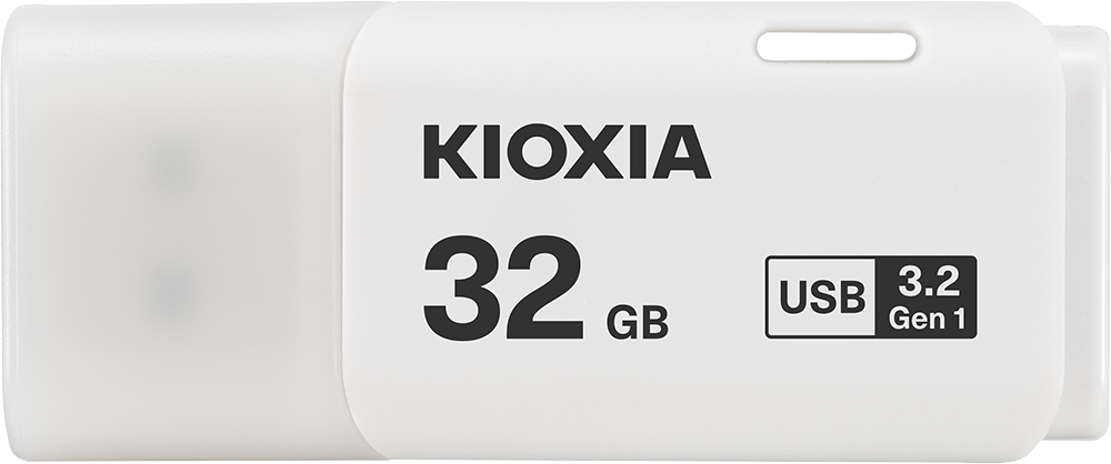 Kioxia TransMemory U301 USB-Stick 32 GB USB Typ-A 3.2 Gen 1 (3.1 Gen 1) Weiß (LU301W032G)
