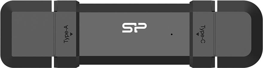 Silicon Power DS72 USB-Stick 500 GB USB Type-A / USB Type-C 3.2 Gen 2 (3.1 Gen 2) Schwarz (SP500GBUC3S72VPK)