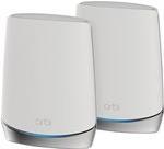 NETGEAR Orbi Whole Home Tri-Band Mesh WiFi 6 System AX4200 Router With 1 Satellite Extender (RBK752-100EUS)