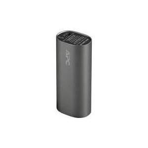 APC Mobile Power Pack M3 titanium (M3TM-EC) - Externes USB Batterie Pack auf Lithium/Ionen Technologie Basis mit 3.000 mAh Akku Kapazitiät