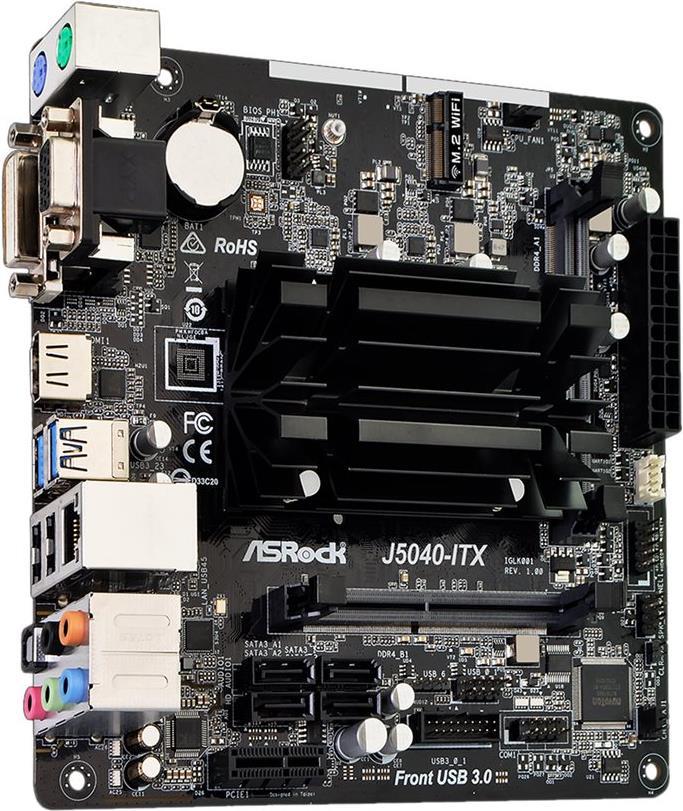 ASRock J5040-ITX Motherboard (90-MXBCD0-A0UAYZ)