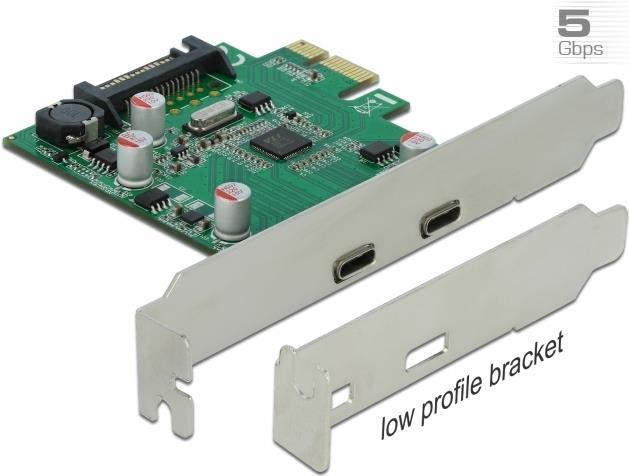 DeLOCK USB-Adapter PCIe 2,0 Low-Profile (90493)