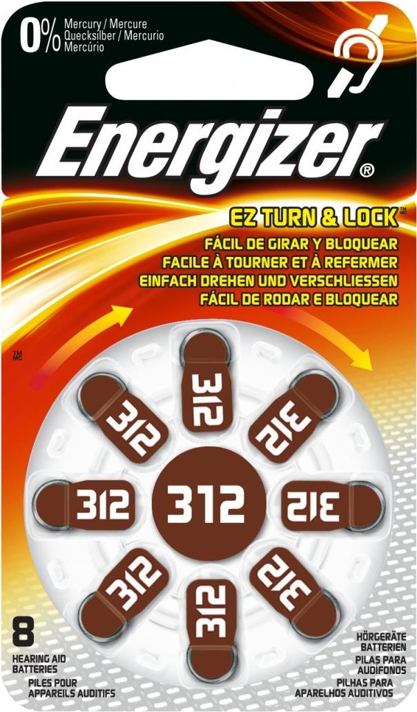 Energizer Batterie Zink 312/8 Stk. Blister (639088)