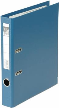 ELBA Ordner rado plast, Rückenbreite: 50 mm, blau DIN A4, Einband außen/innen PVC, mit auswechselbarem (10494 BL)