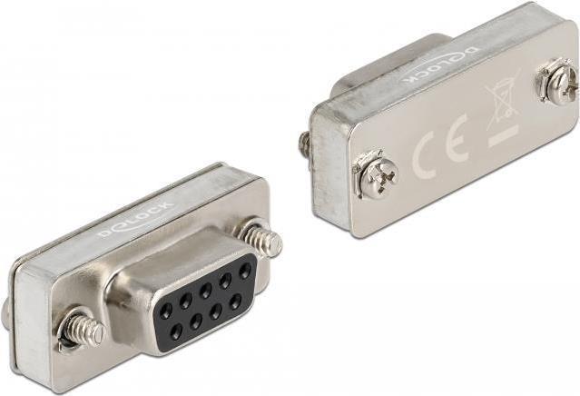 Delock - Loopback-Anschluss - DB-9 (W) schraubbar - EIA-232/422/485 - Silber (66825)
