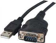CUC Exertis Connect 040341 Serien-Kabel Schwarz 1 m USB Typ-A DB-9 (040341)