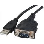 CUC Exertis Connect 040341 Serien-Kabel Schwarz 1 m USB Typ-A DB-9 (040341)