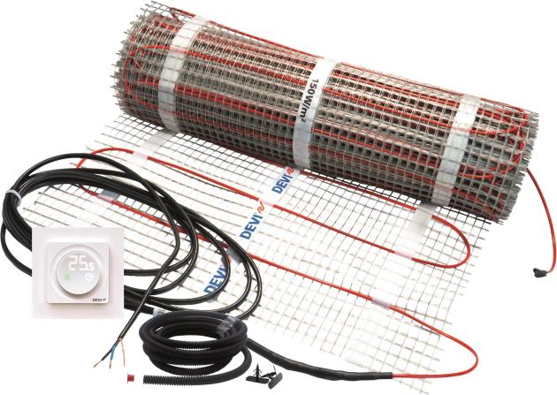 Devi Dünnbett-Set 150W/qm 1qm 0.5x2m mat 150#140F0466 (140F0466)