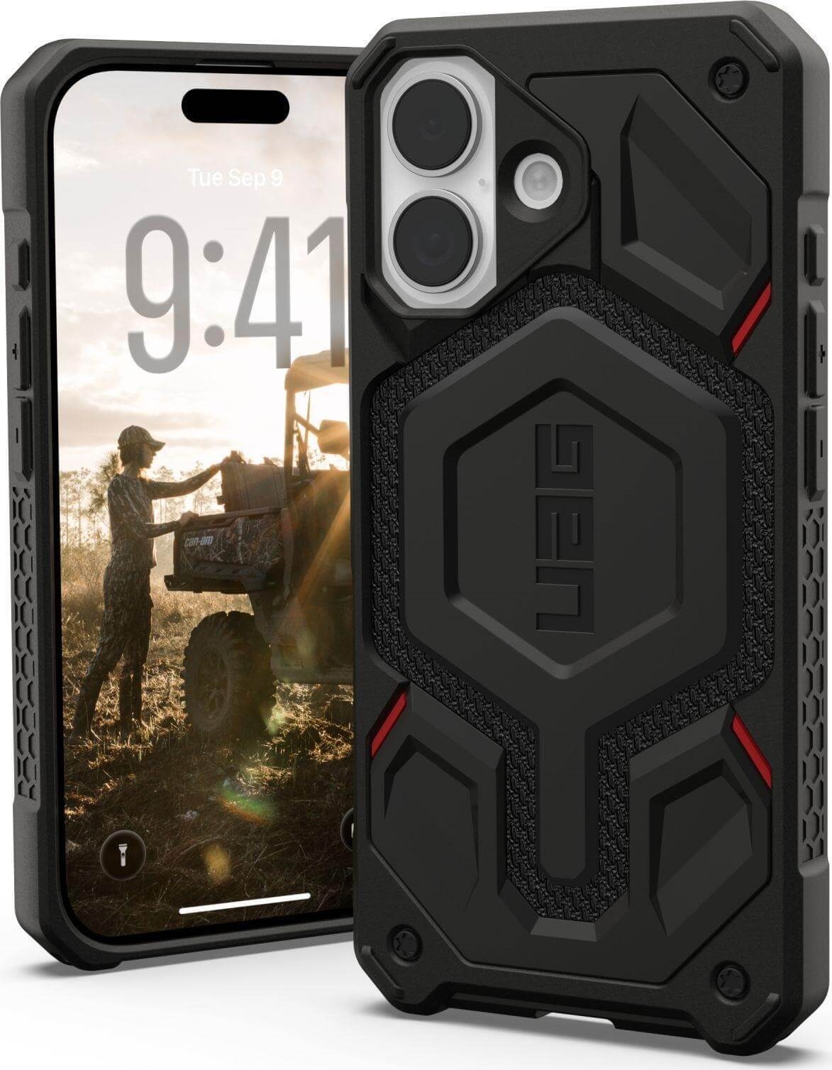 UAG Urban Armor Gear Monarch Pro MagSafe Case | Apple iPhone 17 | kevlar schwarz | 114516113940 (114516113940)