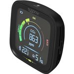 Sygonix Thermo-/Hygrometer mit CO2-Angabe Schwarz (SY-5609518)