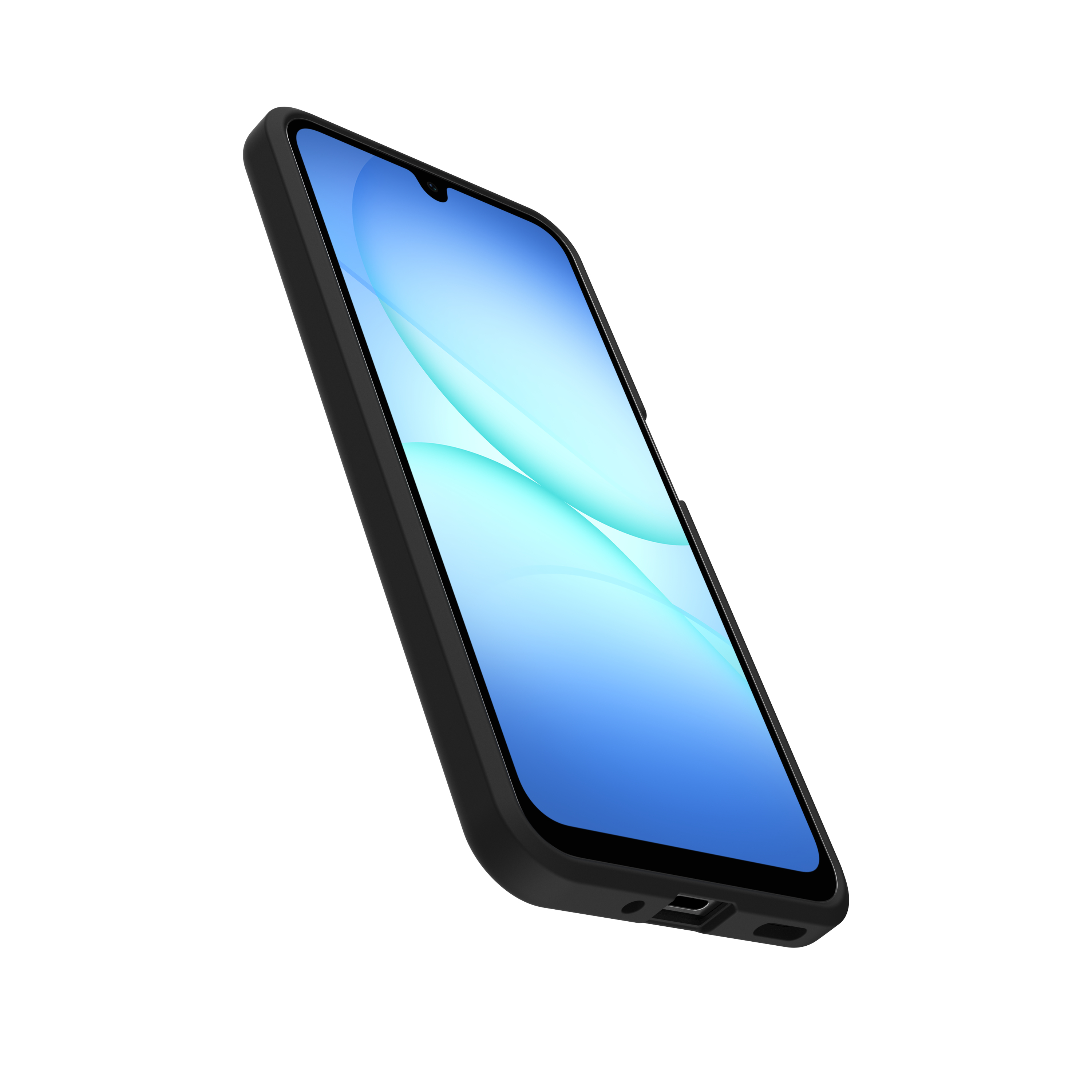 OtterBox React Series Handyhülle für Samsung Galaxy A16/A17 Schwarz