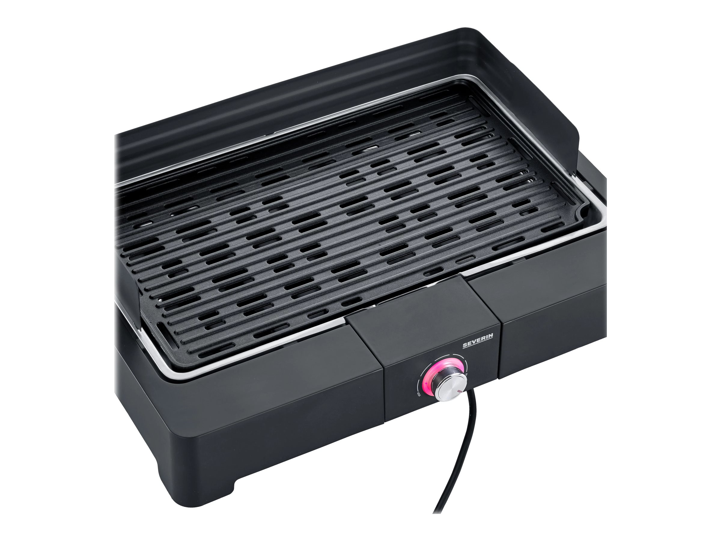 Severin PG 8567 Tisch-Elektrogrill 1150 cm² Grillfläche 2200 W Schwarz