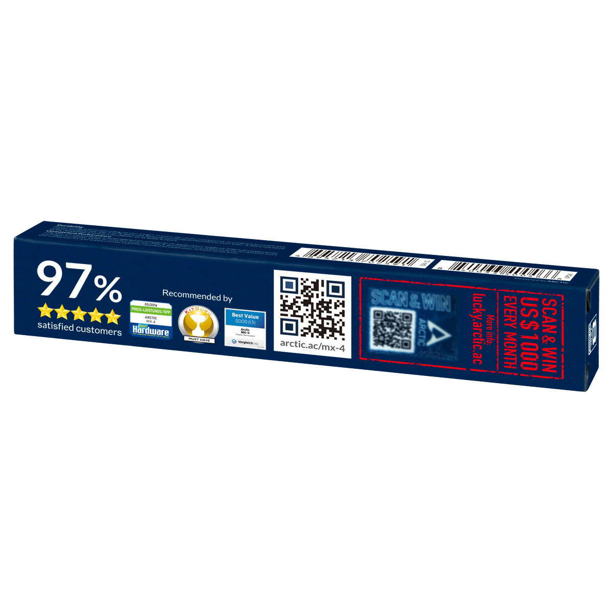 ARCTIC MX-4 Wärmeleitpaste 4 g mit Spatel Blau