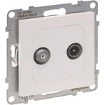 Legrand SEANO Einzeldose TV-SAT f 765170 2 Kabel u.HD-TV in der Farbe sw 5 (765170)