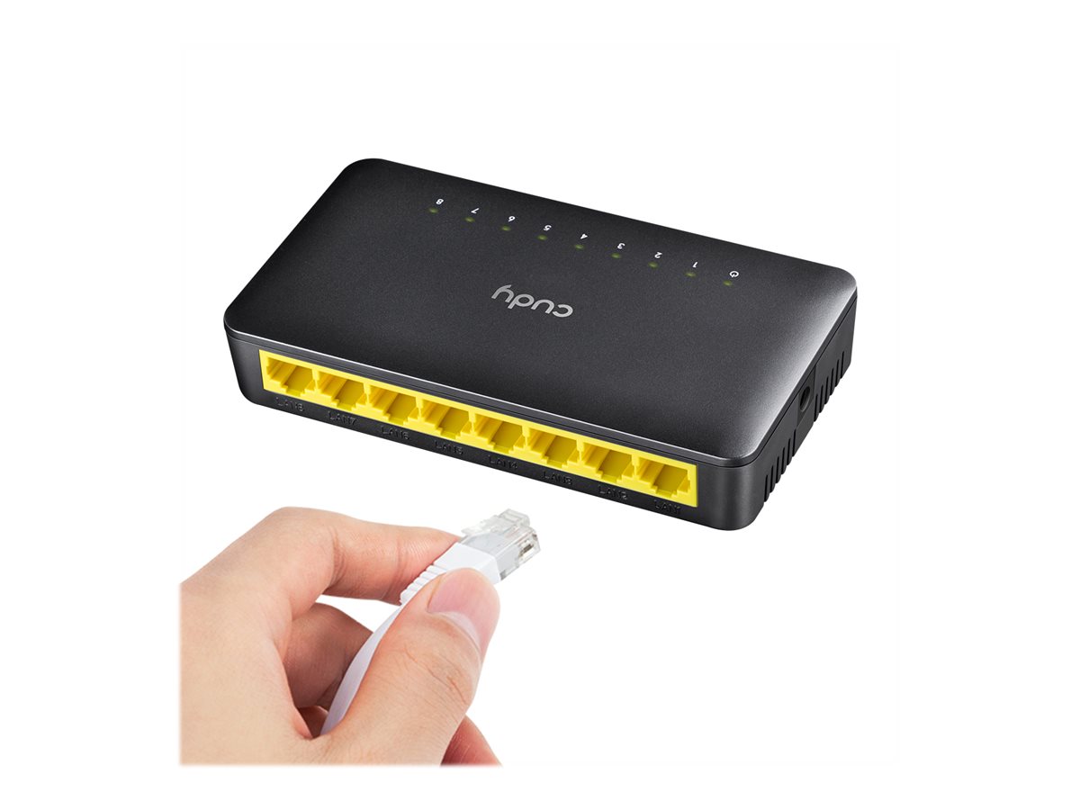 Cudy FS108D Fast-Ethernet-Switch 8 Ports Unmanaged Weiß