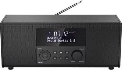 Hama DR1400 DAB Radio 2 x 3 Watt Schwarz (00054872)  - Onlineshop JACOB Elektronik