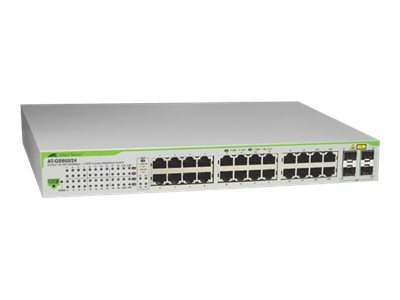 Allied Telesis AT GS950/24 WebSmart Switch, 24-Port Gigabit, Managed, 4x Combo-SFP