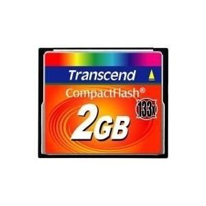 Transcend - Flash-Speicherkarte - 2GB - 133x - CompactFlash Card (TS2GCF133)