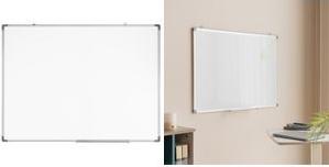 LogiLink Weißwandtafel, lackiert, 900 x 600 mm beschreibbar & trocken abwischbar, lackierte Stahloberfläche - 1 Stück (EO0058)