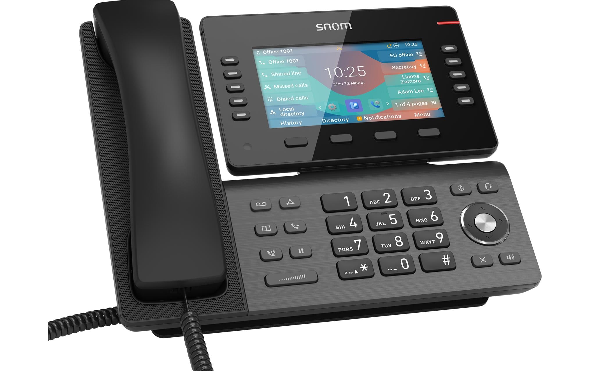 Snom D865 IP-Telefon 5" TFT Grau