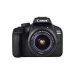 Canon EOS 4000D - Digitalkamera - SLR - 18.0 MPix - APS-C - 1080p / 30 BpS - 3x optischer Zoom EF-S 18-55-mm-DC-III-Objektiv - Wi-Fi - Schwarz