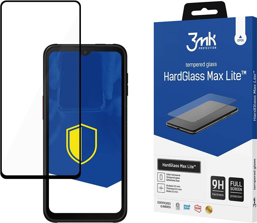 3mk HardGlass Max Lite Black pro Samsung Xcover 6 Pro (SM-G736) (5903108515115)