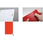 MAUL Magnetsymbol Kreis, Durchmesser: 10 mm, rot formgestanzte Symbole zum Ausbrechen, Stärke: 1 mm, - 1 Stück (6531125)