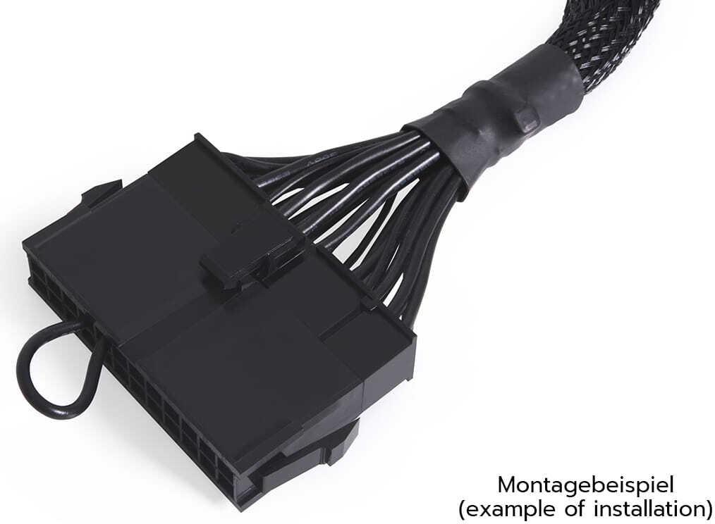 Alphacool 13335 ATX 24-Pin PSU Jumper Schwarz