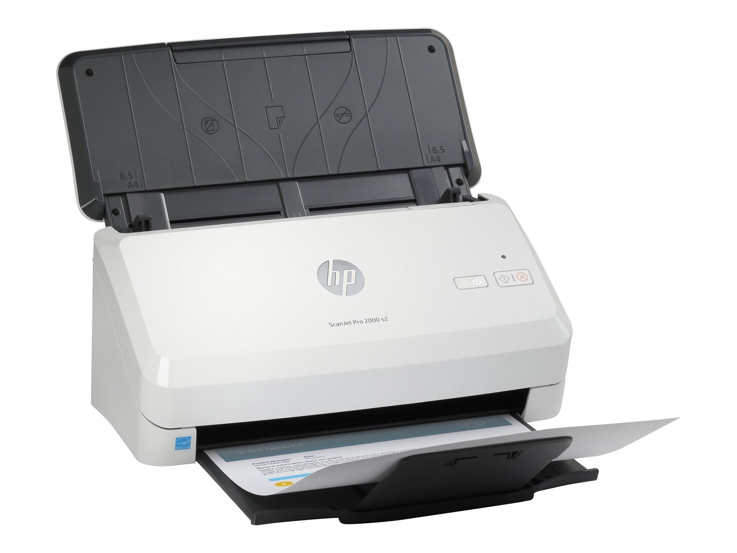 HP Scanjet Pro 2000 s2 Sheet-feed 600 dpi A4 Schwarz, Weiß