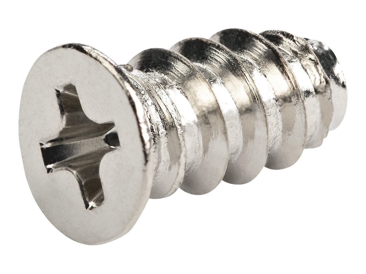 Startech M5FANSCREW10 50 Stück M5 Gehäuselüfter-Schrauben 10 mm selbstschneidend Silber