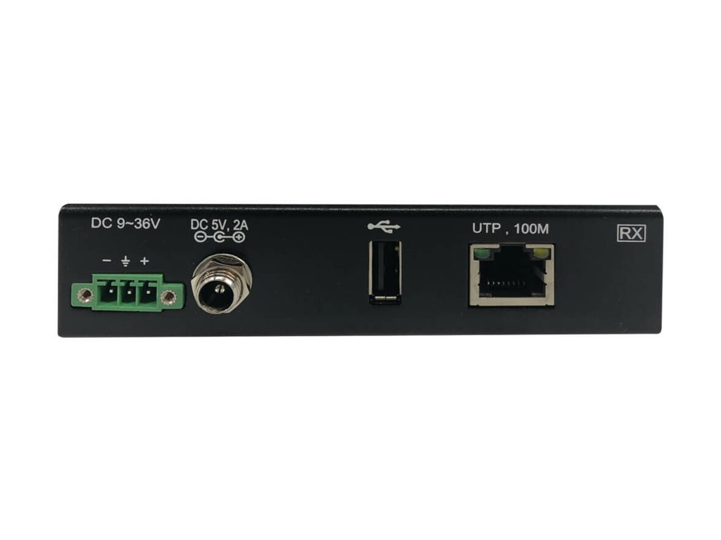 Tripp Lite B203-101-IND-ER USB-über-Cat6-Extender USB 2.0 100 m PoC Schwarz