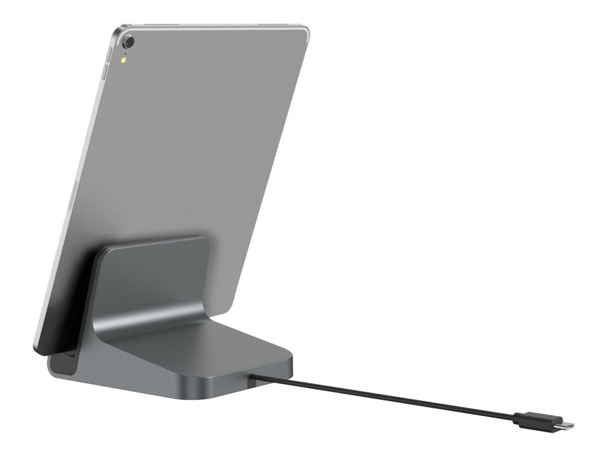4smarts VoltDock Tablet Ladestation USB-C 60W Gun Metal