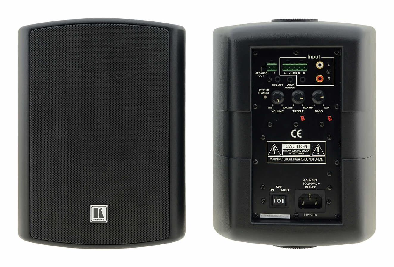 Kramer Tavor 5-O 2-Wege Stereo-Lautsprecher 60 W Schwarz