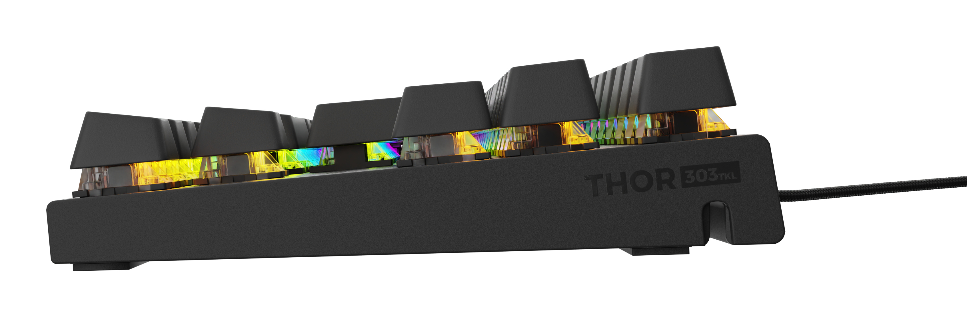 Genesis Thor 303 TKL Gaming Tastatur QWERTZ RGB-LED Schwarz