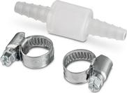 XAVAX rückschlagventil mit 2 Schlauchschellen für max. O 10 mm (00220733)