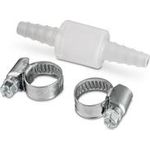 XAVAX rückschlagventil mit 2 Schlauchschellen für max. O 10 mm (00220733)