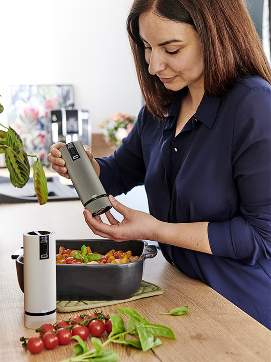 Peugeot Saveurs Line Duo Electric 15cm U'SELECT Carbon + ms aluminium Grau