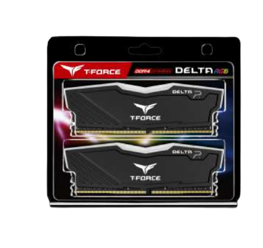 T-FORCE DELTA RGB 32 GB RAM (2 x 16 GB) DDR4 3600 MT/s CL18 DIMM Schwarz