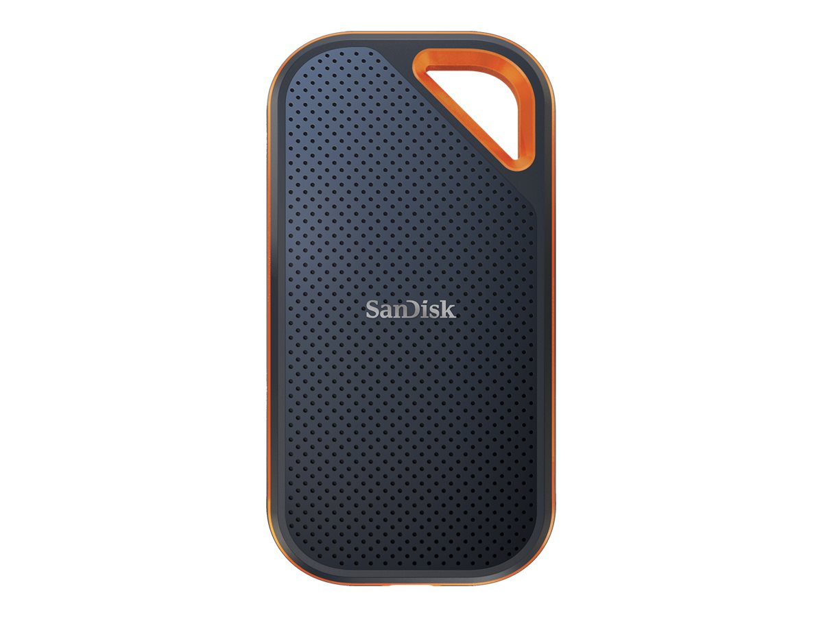 SanDisk Extreme PRO V2 Tragbare SSD 4 TB USB 3.2 Gen 2x2 Schwarz, Orange