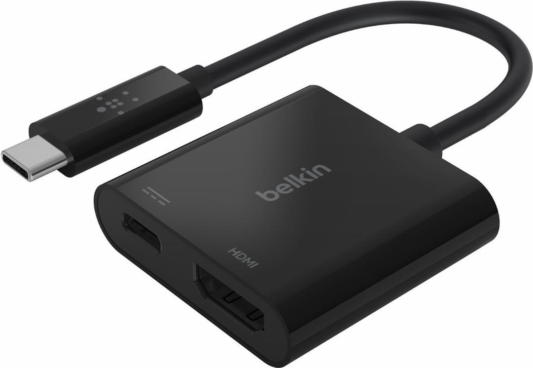 Belkin USB-C to HDMI + Charge Adapter 60W PD 4K Schwarz